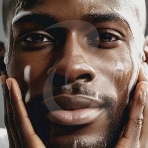 Male Facial, Esthetician, Diverse Beauty Stock Photos, Stock Photo Bundle, Stock Photos, Black Models, Black Stock Photos, Social