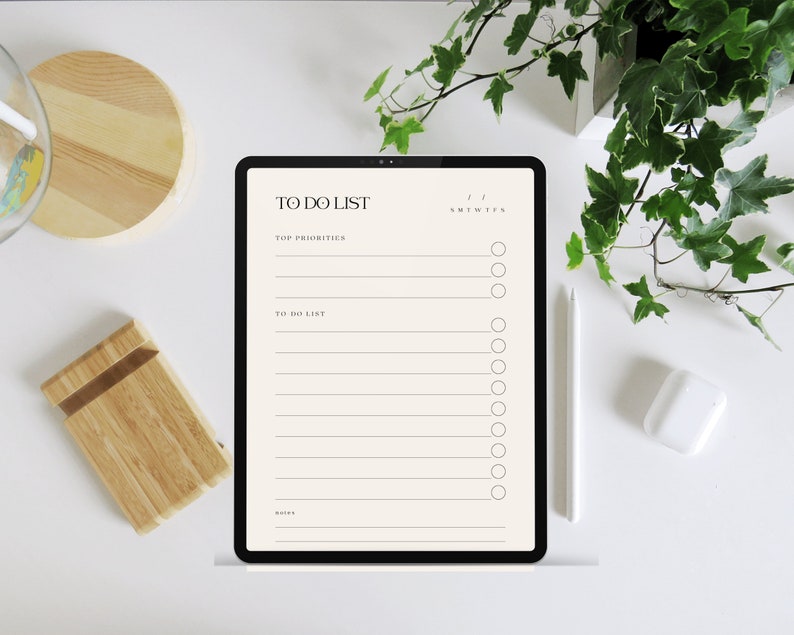 To Do List Printable Goodnotes Template Undated Digital Etsy To Do List Printable Goodnotes Template Undated Digital Etsy