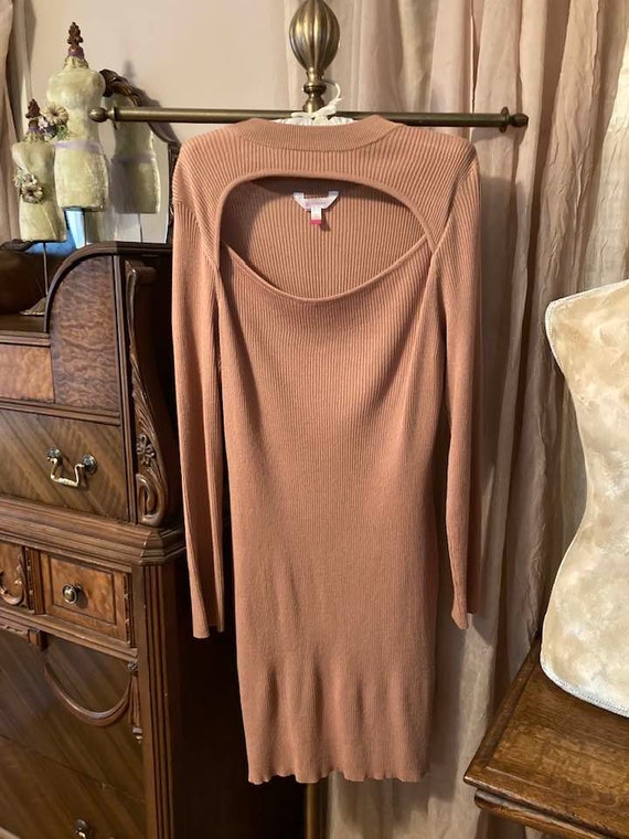 no boundaries long sleeve dress No Boundaries Juniors Long Sleeve Stripe Sweater Midi Dress Size L