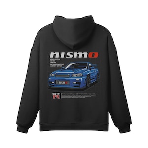 JDM R34 GTR Hoodie| Car Racing Hoodie | Nissan Fan Sweater | Nissan GTR Fan Apparel | jdm car Hoodie | Gift for Car Enthusiasts