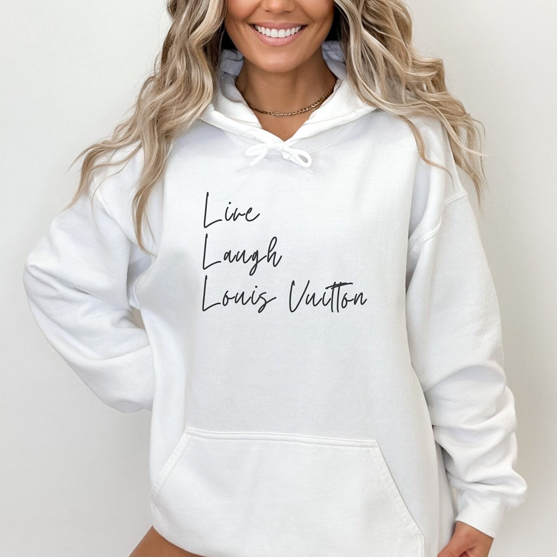 Louis Vuitton Wool Beige LV Logo Turtleneck Sweater Jumper