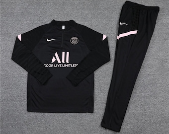 PSG Trainingsanzug Schwarz x Pink