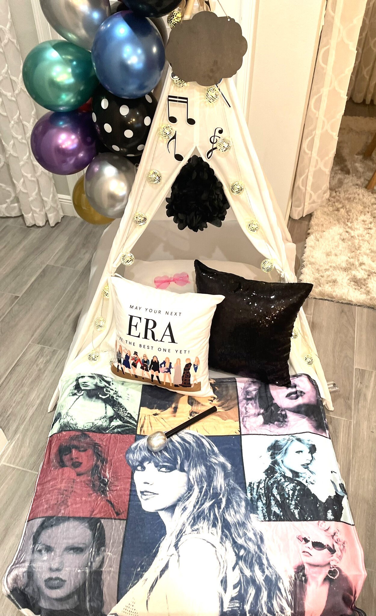 Taylor Swift Inspired Party, Slumber Party Tent, Teepee Tent, Teepee for Kids, Swiftie Party