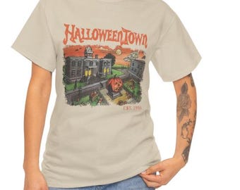 Vintage Halloween Town Est 1998 Png, Halloweentown Png, citrouille Halloweentown Png, Halloweentown Est 1998, chemise design, Halloween à la mode PNG