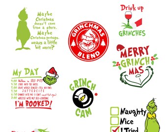 christmas grinch digital downloads