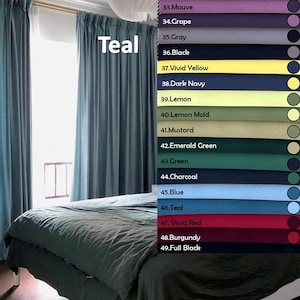 Custom Blackout Curtains: Two-Tone, Rod Pocket, Grommet & Hook Options