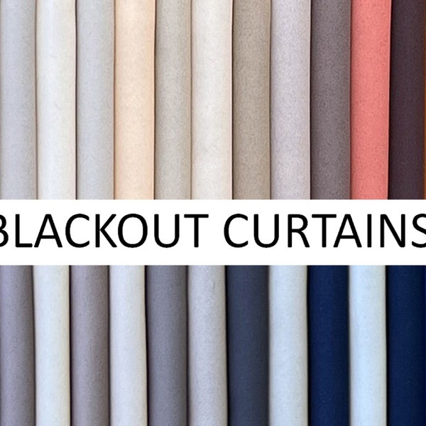 Custom Size Blackout Curtains. Blackout Curtains Panel For Bedroom