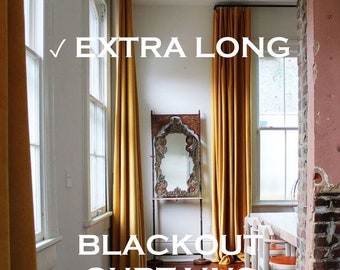 Blackout Curtains Extra Long Extra Wide