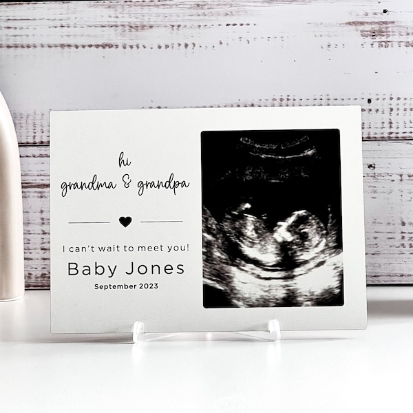 Grandma and Grandpa Ultrasound Frame Etsy