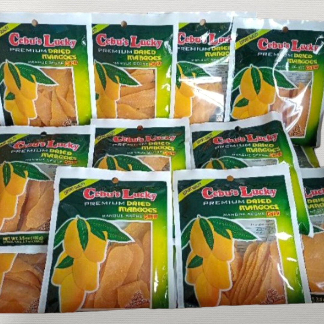 Philippines Cebu's Lucky Premium Dried Mango 100g 100pcs Etsy
