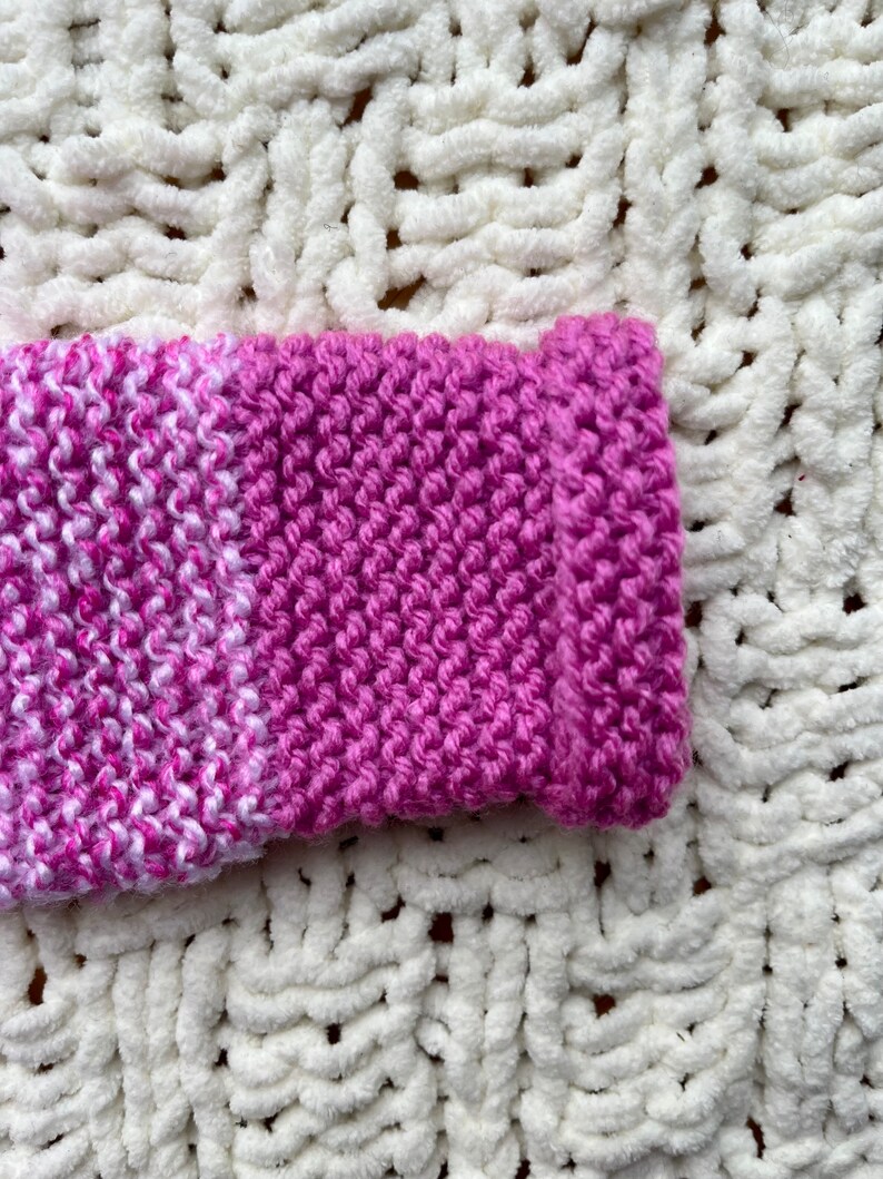 Hand Knitted Baby Hooded Jacket 03m Etsy