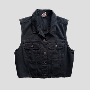 Denim Vest - Etsy