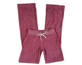 Vintage Y2K Pink Rocawear Terry Cloth Pantalones de chándal con etiquetas - XS