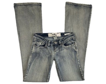 Vintage Y2K Low Rise Flare Jeans - Size 1