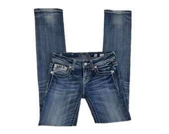 Vintage Y2K Low Rise ‘Miss Me’ Slim Bootcut Jeans - Size 2