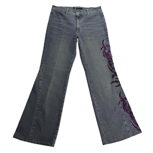 Vintage 90’s Versace Jeans Couture Mid Rise Flare Jeans - 30&quot; Waist
