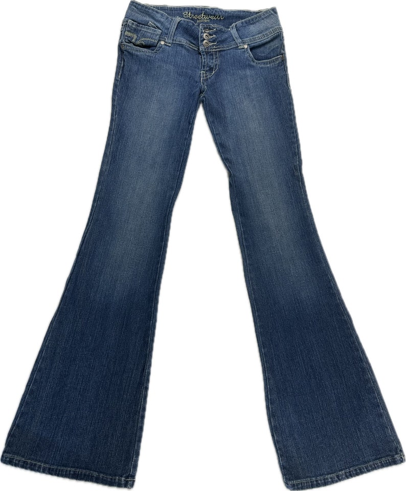 Vintage Y2K Low Rise Flare Jeans Größe 5 Bild 3