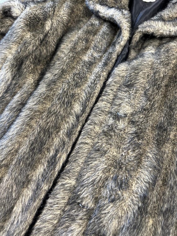 ヴィンテージ Y2K フェイクファーコート - ミディアム / ラージ - Etsy