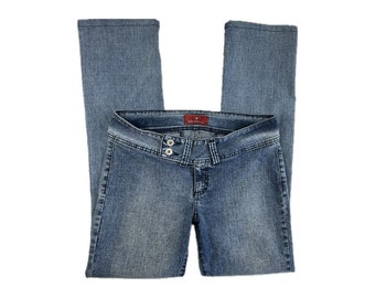 Vintage Y2K Low Rise Bootcut Jeans - Größe 10