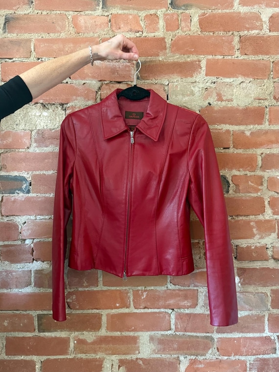 ALA Semi-Double Riders Jacket RED USED加工 ALA Semi-Double Riders Jacket RED USED加工の通販はau PAY