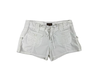 Vintage 00s White Cargo Shorts - 31" Waist