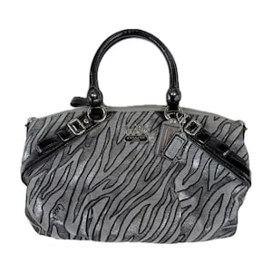 【美品】コーチ　トートバッグ　Y2K　シグネチャー　2000年代　キャンバス COACH コーチ ハンドバッグ トート キャンバス レザー