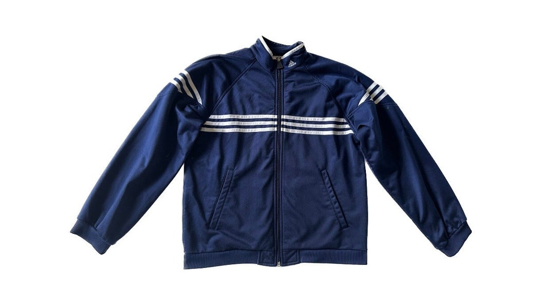 Adidas Navy Track Jacket (XS) 