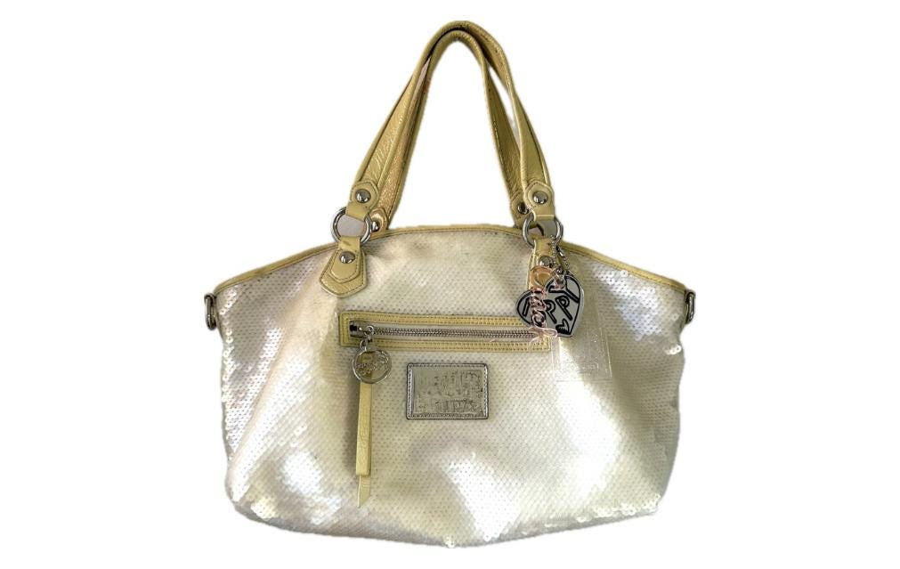 Vintage Y2K Iconic Sequin Coach Bag With Bag Charms - Etsy