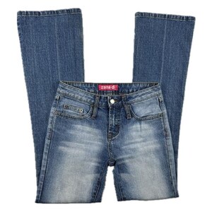 00s y2k ライトストーンジーンズ ブーツカット ローライズ デニム y2k 00s ANTIK DENIM フレア ブーツカット デニム ローライズ