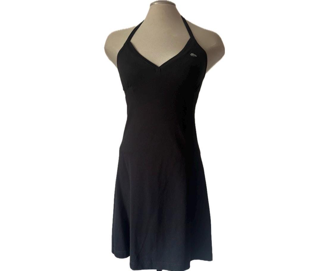 lacoste pique halter dress Lacoste womens