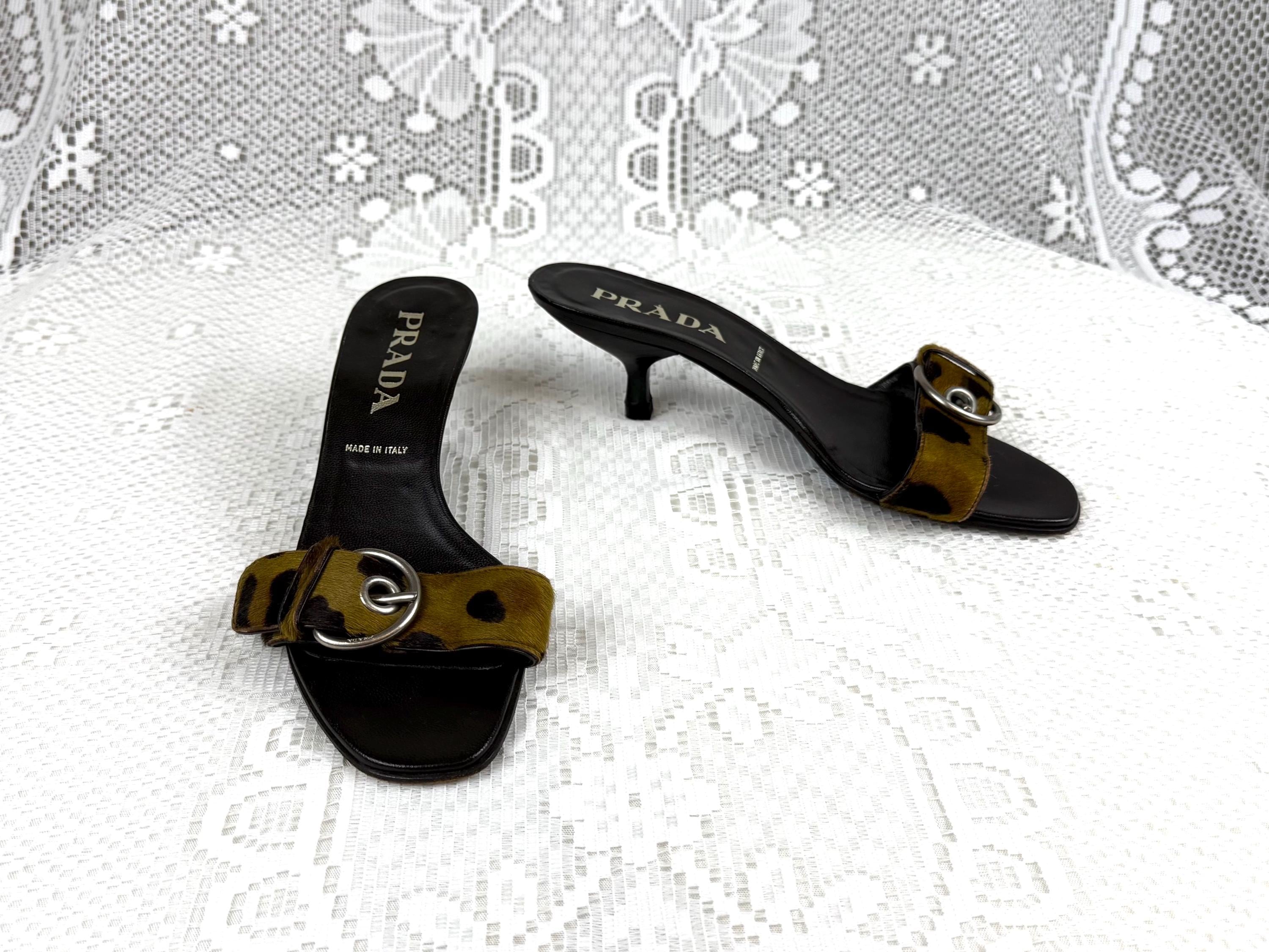 Prada Vintage Heels - Etsy