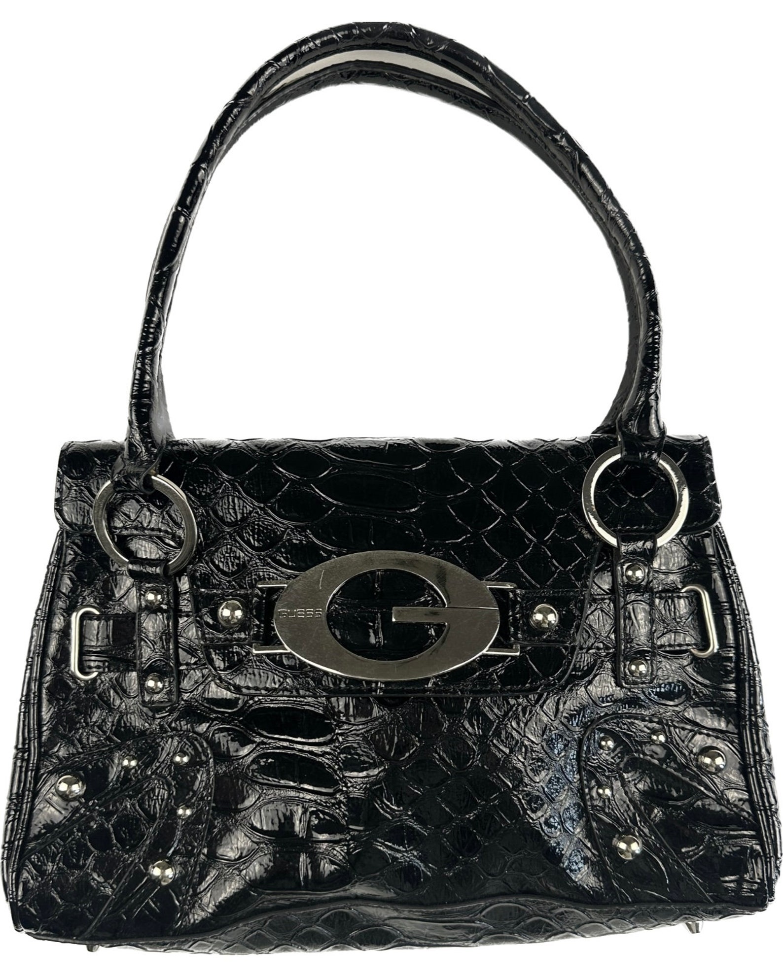 Guess Jeans Black Polyethylene Handbag main image 0