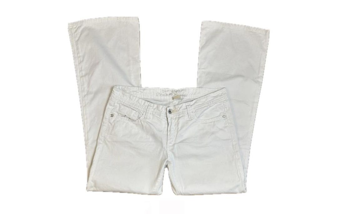Vintage Y2K Low Rise PARASUCO White Jeans 30" Waist Etsy — free download