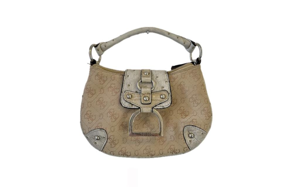 Vintage Y2K GUESS Monogram Mini Bag - Etsy