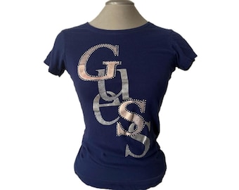 GUESS ヴィンテージ　チューブトップ　y2k Guess vintage y2k women's pink silk strappy back tank top size