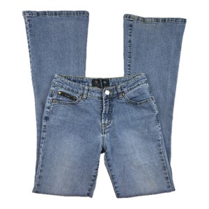 Vintage Y2K Low Rise Flare Jeans - 25&quot; Waist