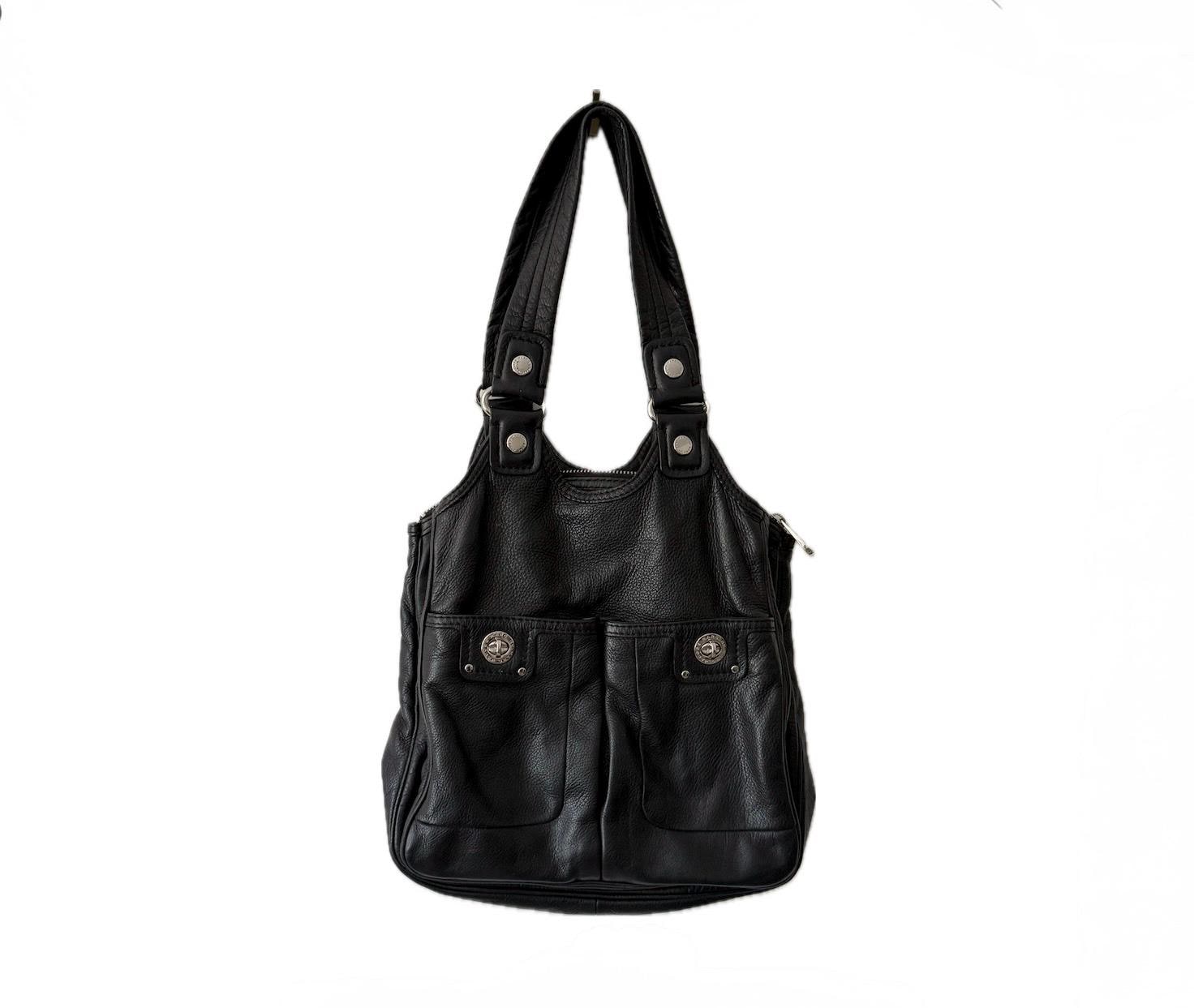 Vintage 2000's Black Leather Marc Jacobs Purse - Etsy