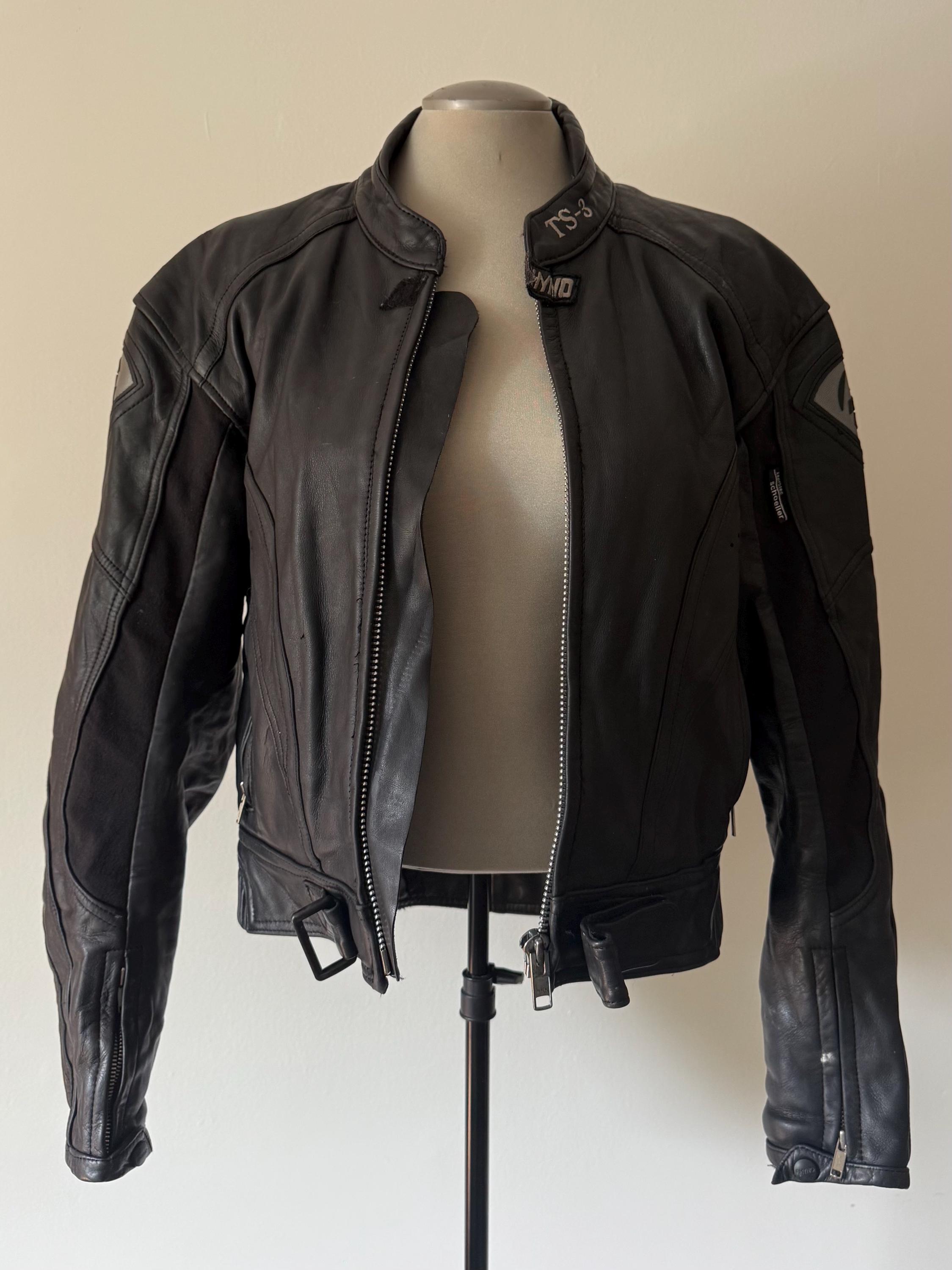 Vintage 2000's Black Leather Motocross Jacket - Medium - Etsy