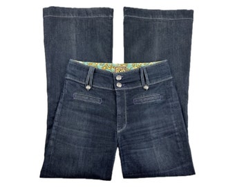 Vintage Y2K Mid Rise Flare Jeans 'rich & Skinny' - 29
