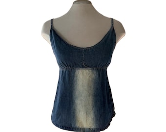Vintage 2000’s Denim Tank Top - Medium