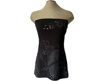GUESS ヴィンテージ　チューブトップ　y2k Vintage Y2K Guess Long-sleeve Knit Top With Rhinestones - XS - Etsy
