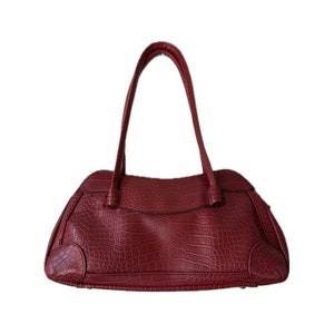 Vintage 90’s Cherry Red Handbag - Large