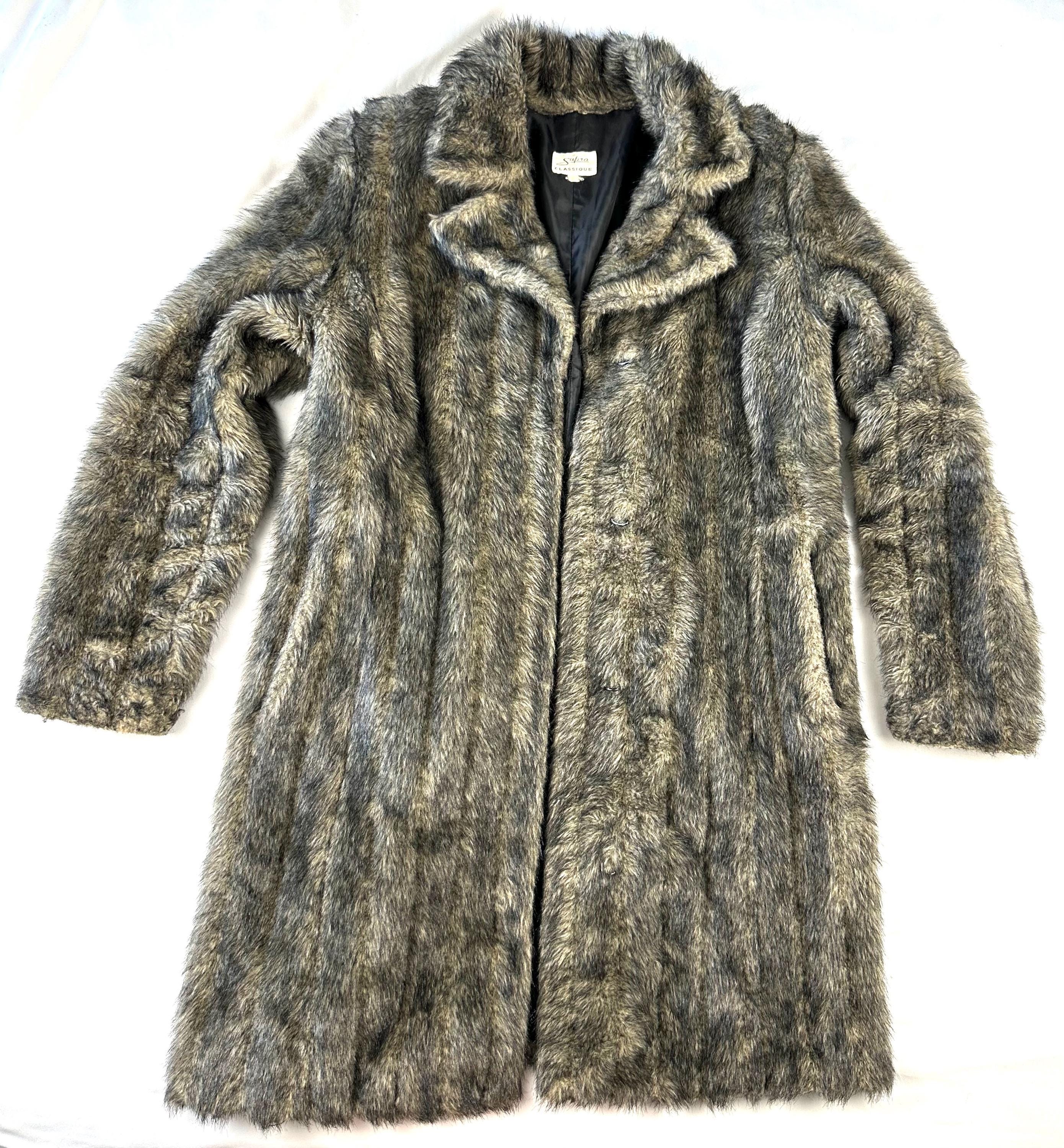 ヴィンテージ Y2K フェイクファーコート - ミディアム / ラージ - Etsy
