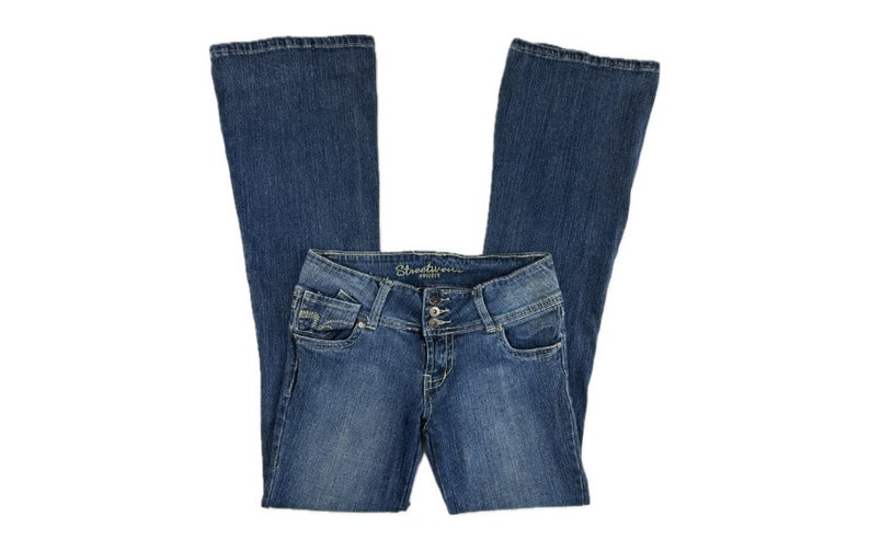 Vintage Y2K Low Rise Flare Jeans Größe 5 Bild 1