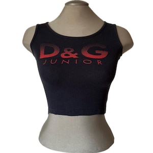 トップス D&G archive tank top Vintage D&g Tank Top - Etsy