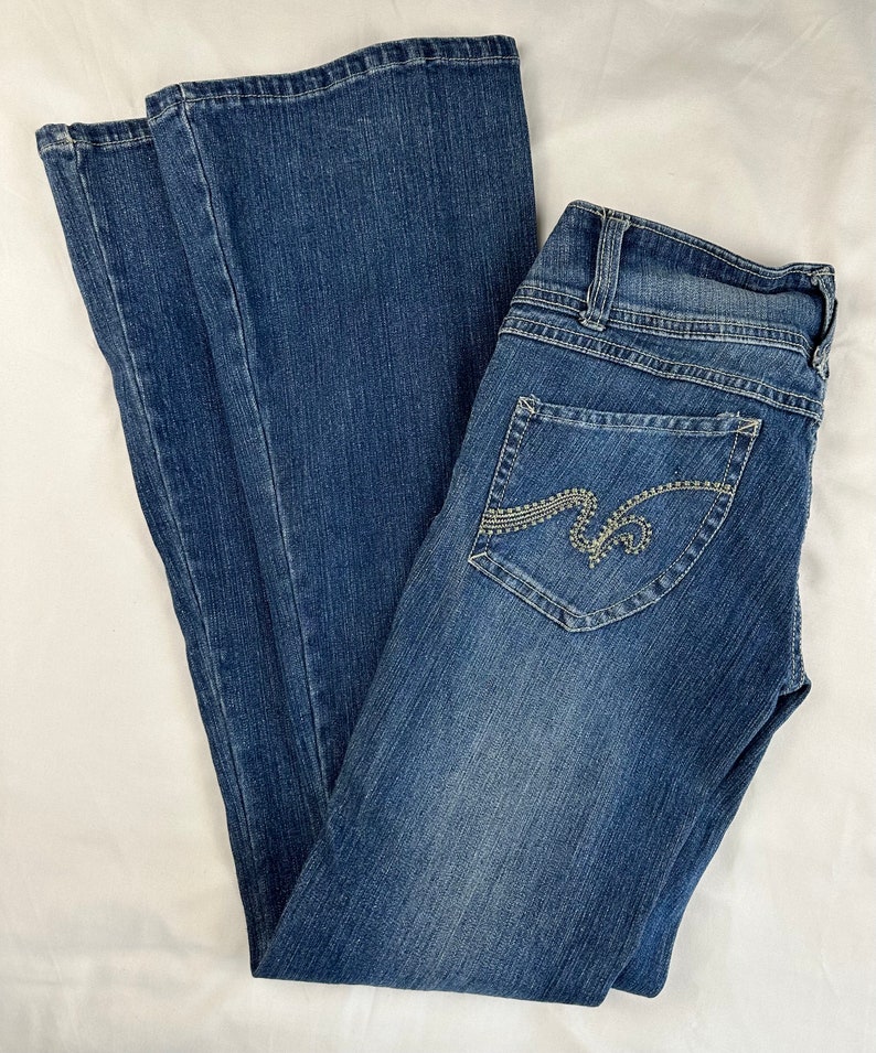 Vintage Y2K Low Rise Flare Jeans Größe 5 Bild 7