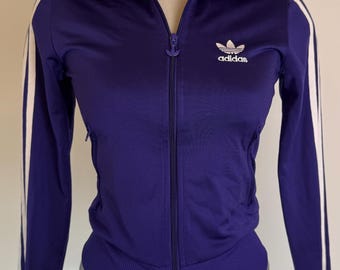 Vintage 2000's Purple Adidas Tracksuit Jacket - XS - Etsy Israel