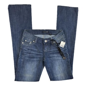 Vintage Y2K Low Rise Straight Leg Jeans - W24&quot;
