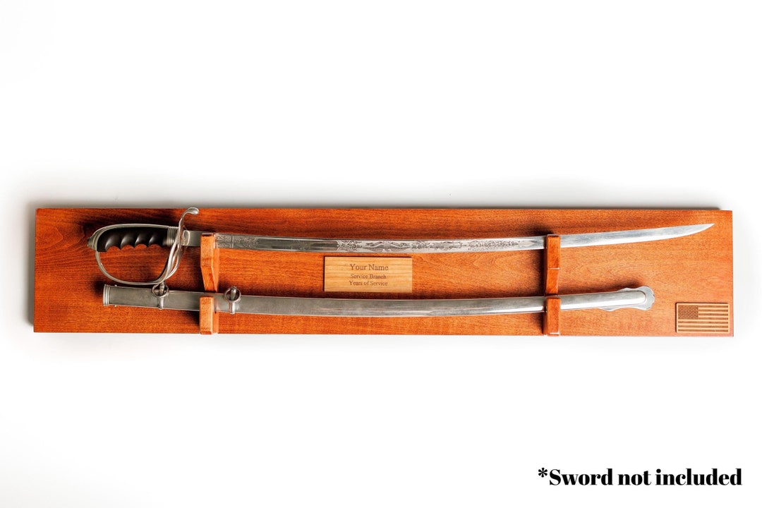 Army Officer Maple Sword Display, West Point Graduation Gift, ROTC ...