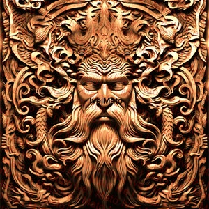 Perun Laser Burn PNG | Digital Design | Laser Engraving PNG | Engrave | XTool | Glowforge | Lightburn | Laser Engraving File